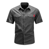 Horsun - Short Sleeves Shirt for Men - Sarman Fashion - Wholesale Clothing Fashion Brand for Men from Canada