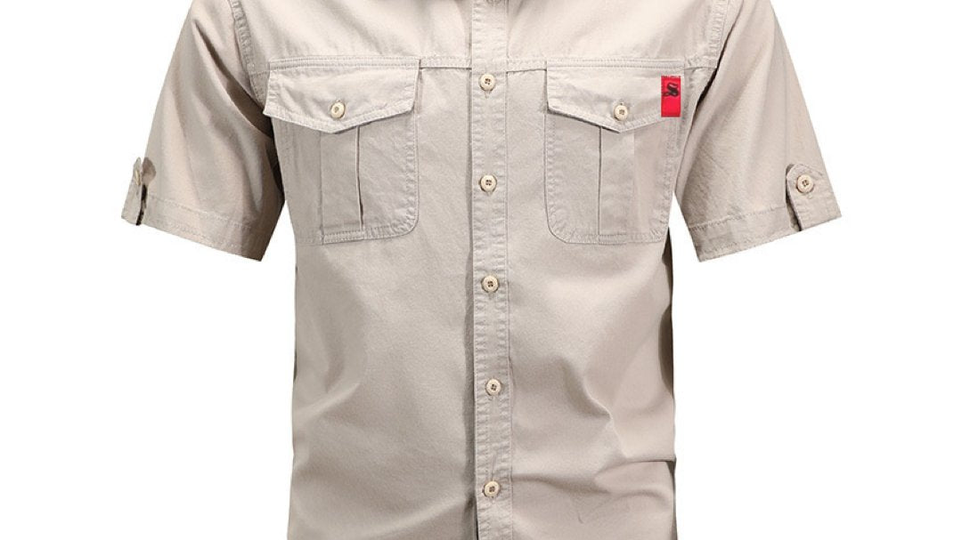 Horsun - Short Sleeves Shirt for Men - Sarman Fashion - Wholesale Clothing Fashion Brand for Men from Canada