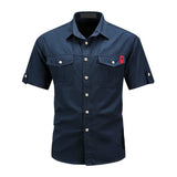 Horsun - Short Sleeves Shirt for Men - Sarman Fashion - Wholesale Clothing Fashion Brand for Men from Canada