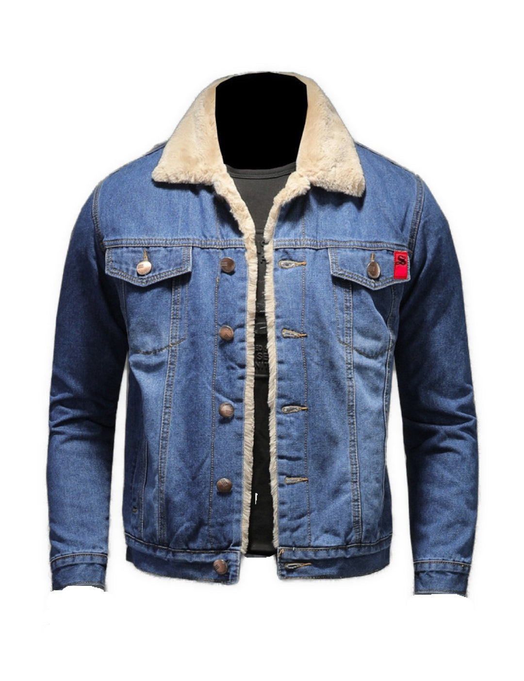 Hotula - Long Sleeve Jeans Jacket for Men - Sarman Fashion - Wholesale Clothing Fashion Brand for Men from Canada