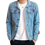 HTOM- Long Sleeve Jeans Jacket for Men - Sarman Fashion - Wholesale Clothing Fashion Brand for Men from Canada