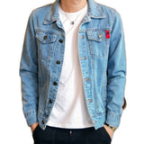 HTOM- Long Sleeve Jeans Jacket for Men - Sarman Fashion - Wholesale Clothing Fashion Brand for Men from Canada