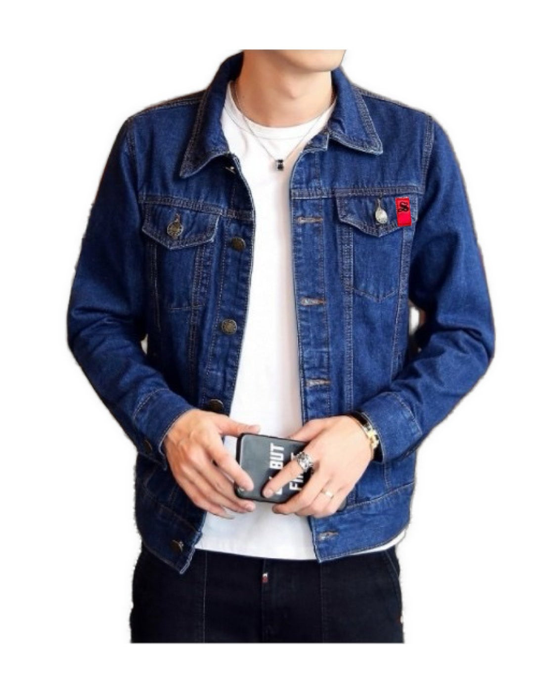 HTOM- Long Sleeve Jeans Jacket for Men - Sarman Fashion - Wholesale Clothing Fashion Brand for Men from Canada