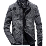 HUP - Long Sleeve Jeans Jacket for Men - Sarman Fashion - Wholesale Clothing Fashion Brand for Men from Canada