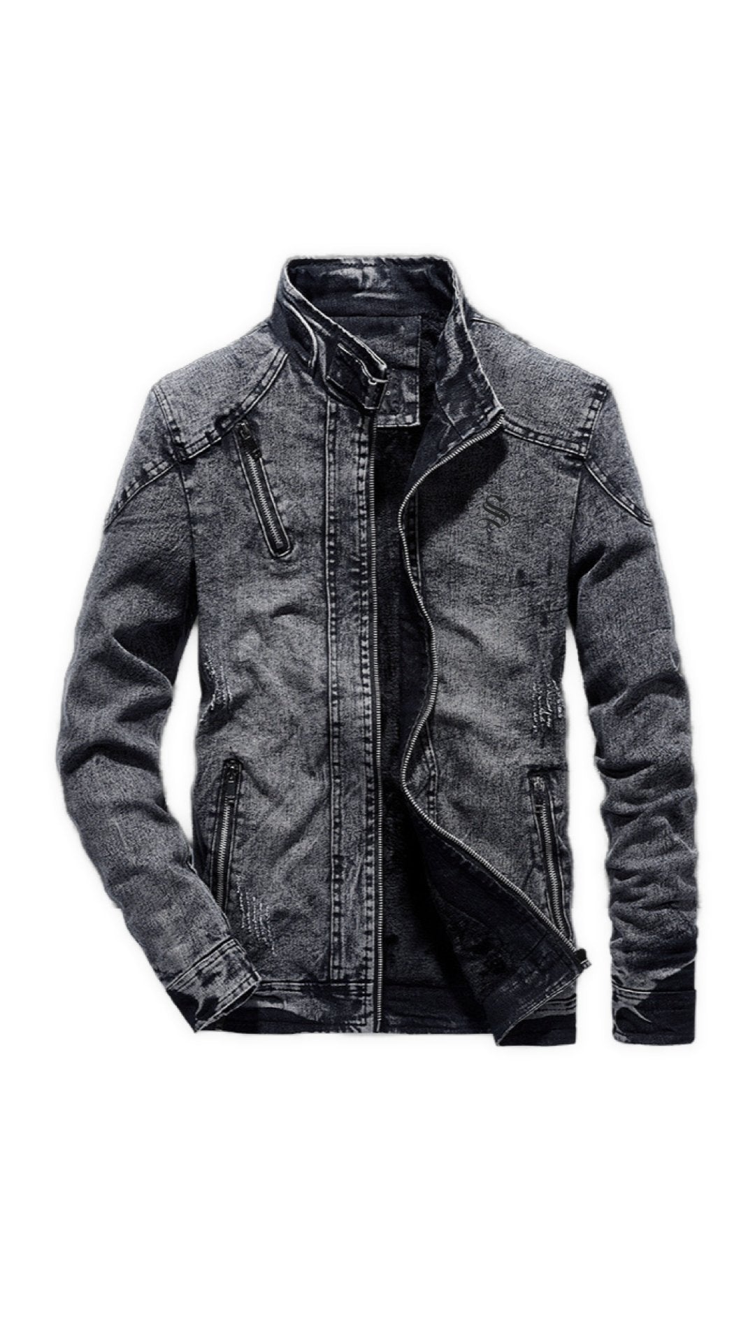 HUP - Long Sleeve Jeans Jacket for Men - Sarman Fashion - Wholesale Clothing Fashion Brand for Men from Canada