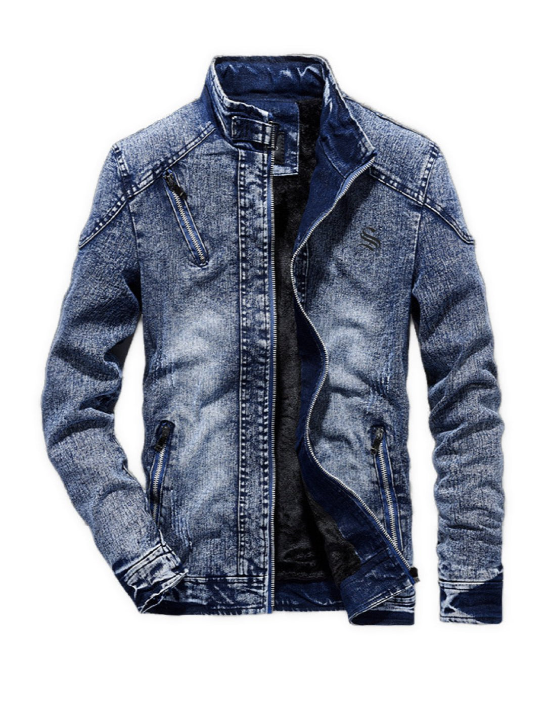 HUP - Long Sleeve Jeans Jacket for Men - Sarman Fashion - Wholesale Clothing Fashion Brand for Men from Canada