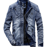 HUP - Long Sleeve Jeans Jacket for Men - Sarman Fashion - Wholesale Clothing Fashion Brand for Men from Canada