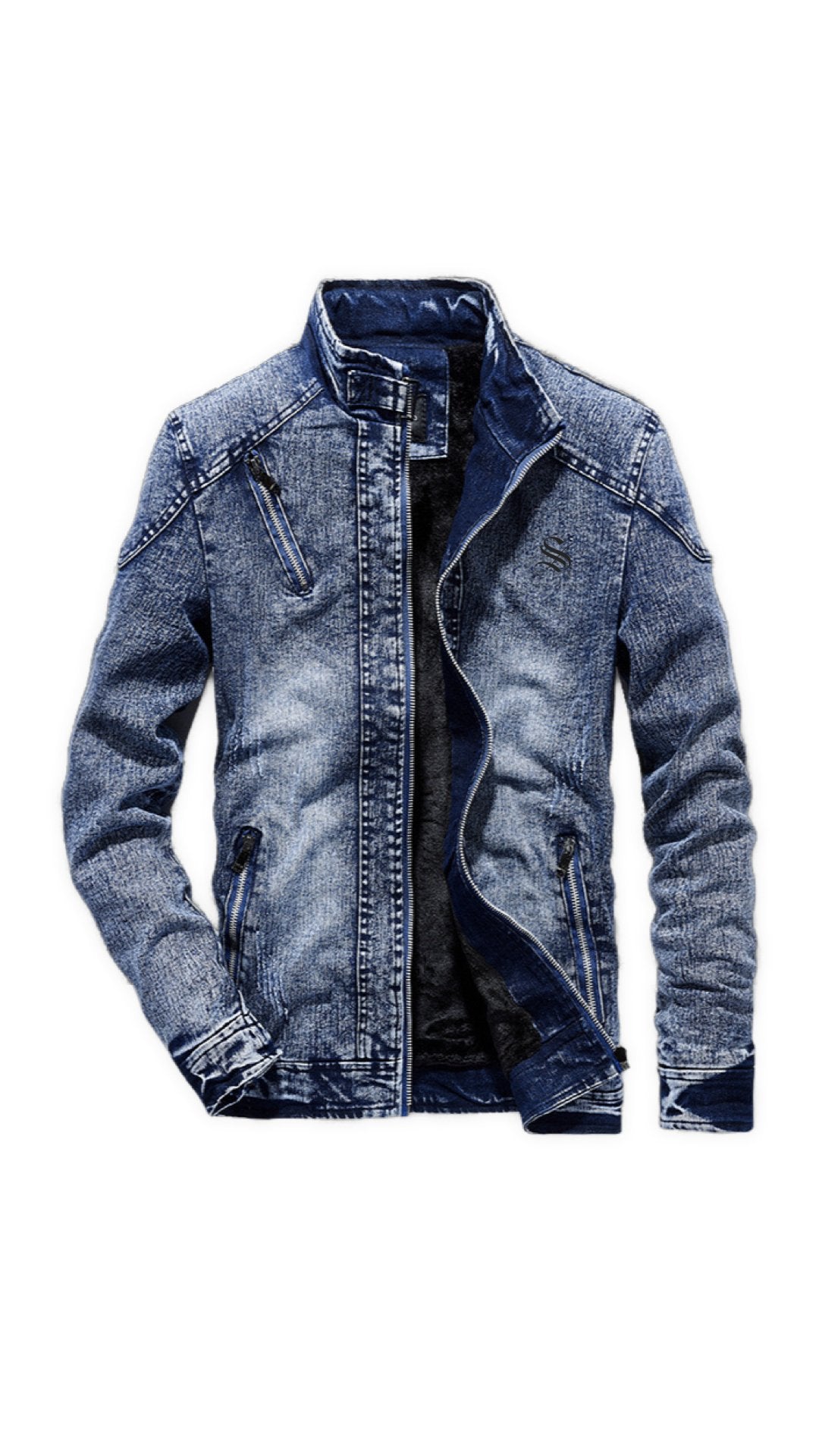 HUP - Long Sleeve Jeans Jacket for Men - Sarman Fashion - Wholesale Clothing Fashion Brand for Men from Canada