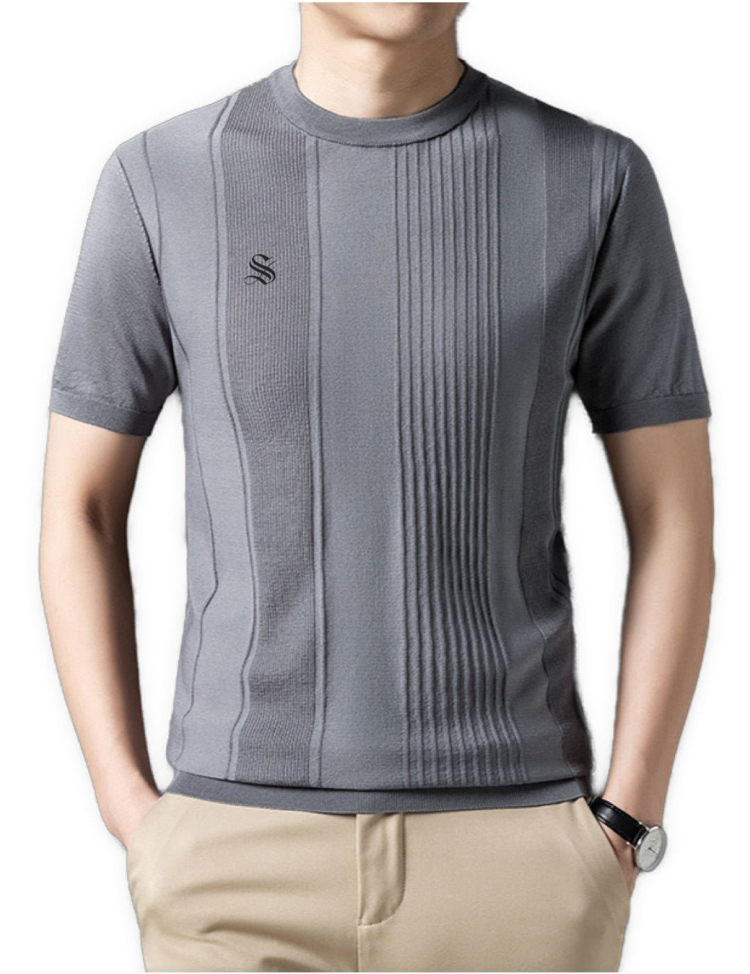 HUTY 2 - T-Shirt for Men - Sarman Fashion - Wholesale Clothing Fashion Brand for Men from Canada