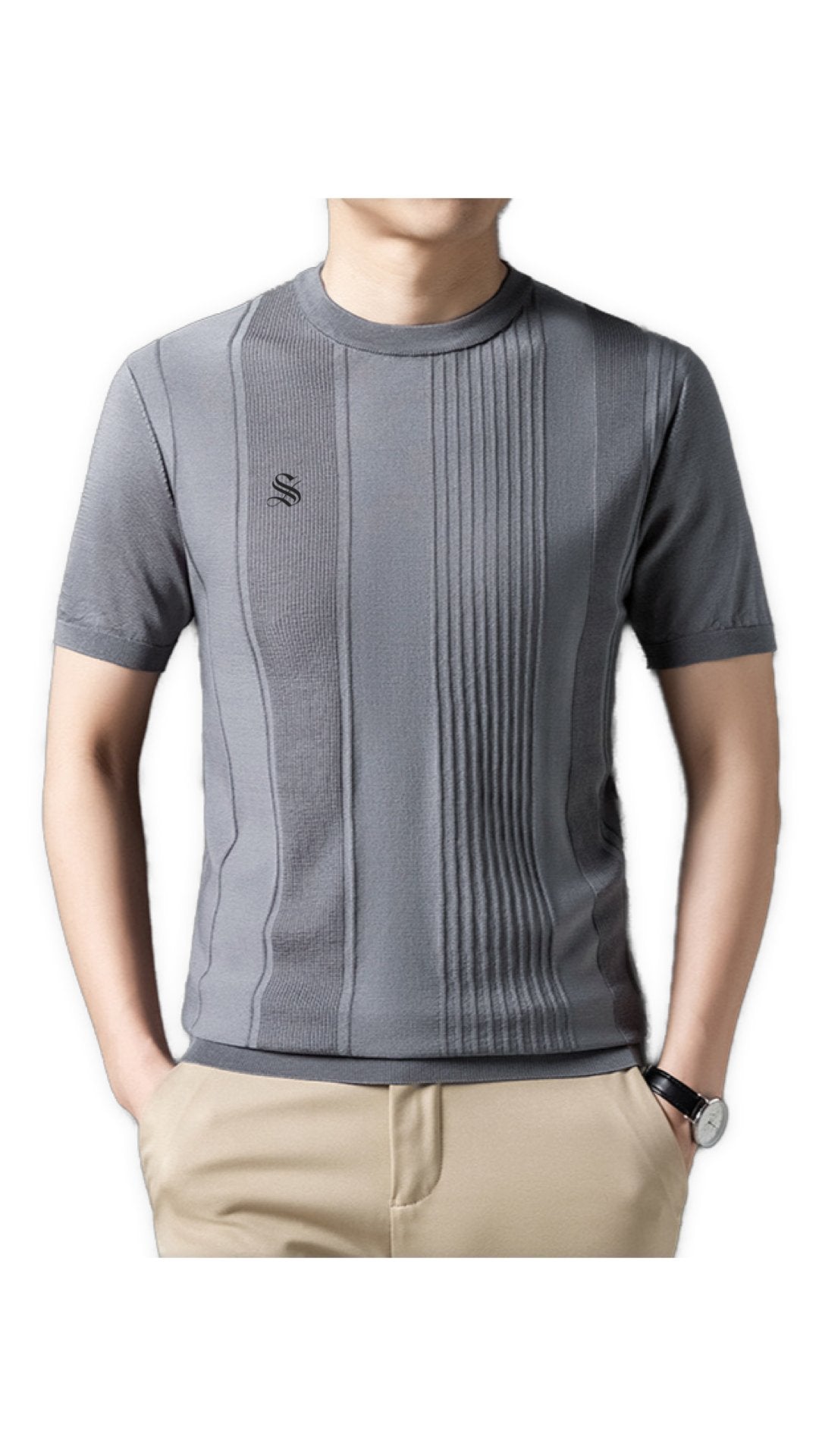 HUTY 2 - T-Shirt for Men - Sarman Fashion - Wholesale Clothing Fashion Brand for Men from Canada