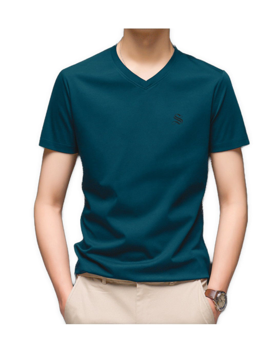 HV - V-Neck T-Shirt for Men - Sarman Fashion - Wholesale Clothing Fashion Brand for Men from Canada