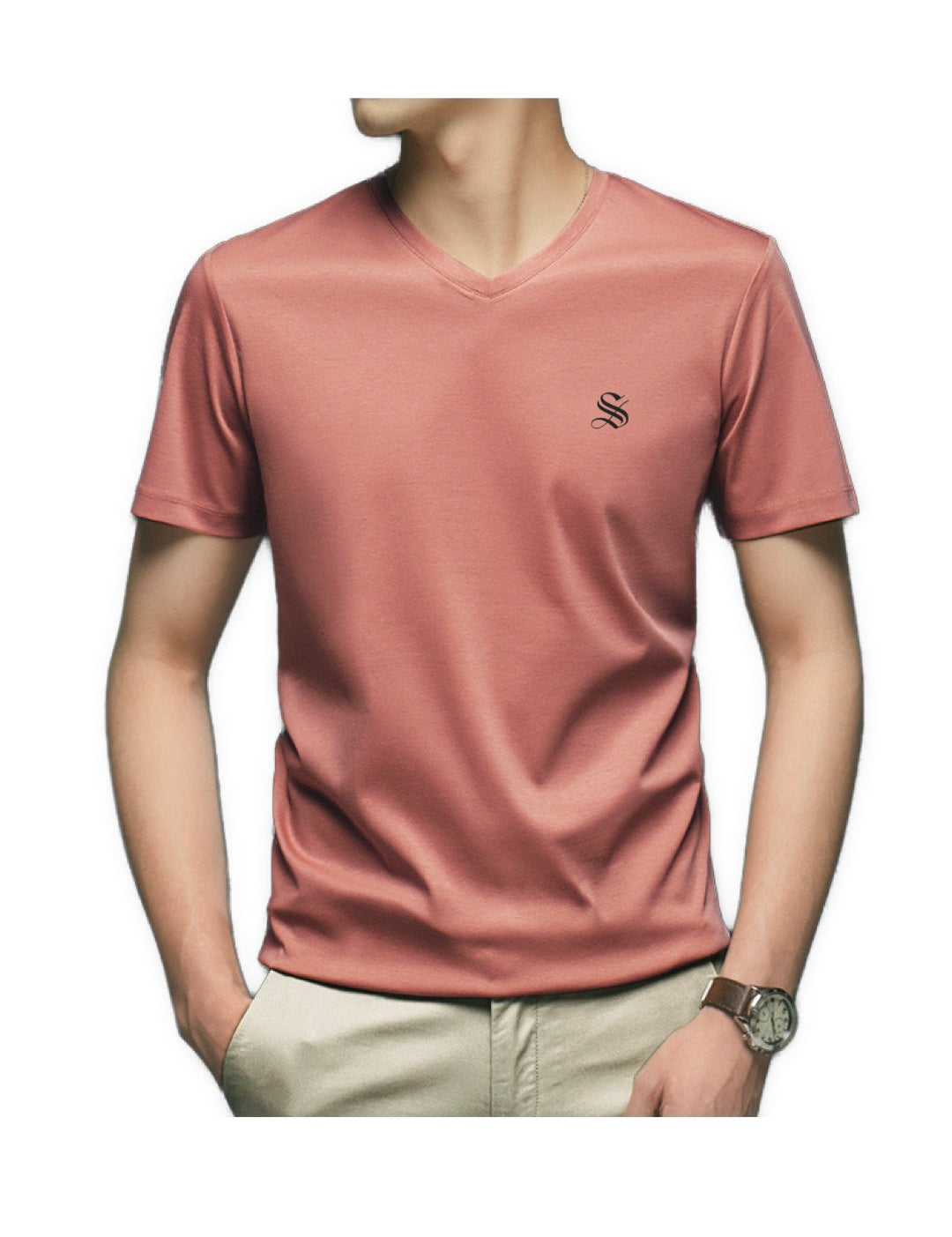 HV - V-Neck T-Shirt for Men - Sarman Fashion - Wholesale Clothing Fashion Brand for Men from Canada