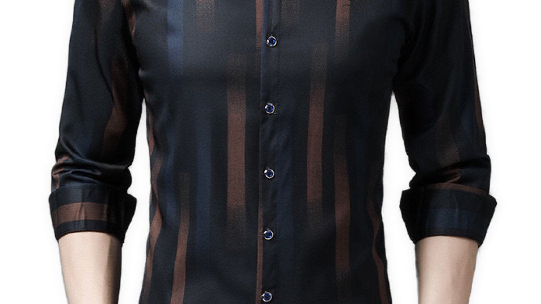 Iliminua - Long Sleeves Shirt for Men - Sarman Fashion - Wholesale Clothing Fashion Brand for Men from Canada