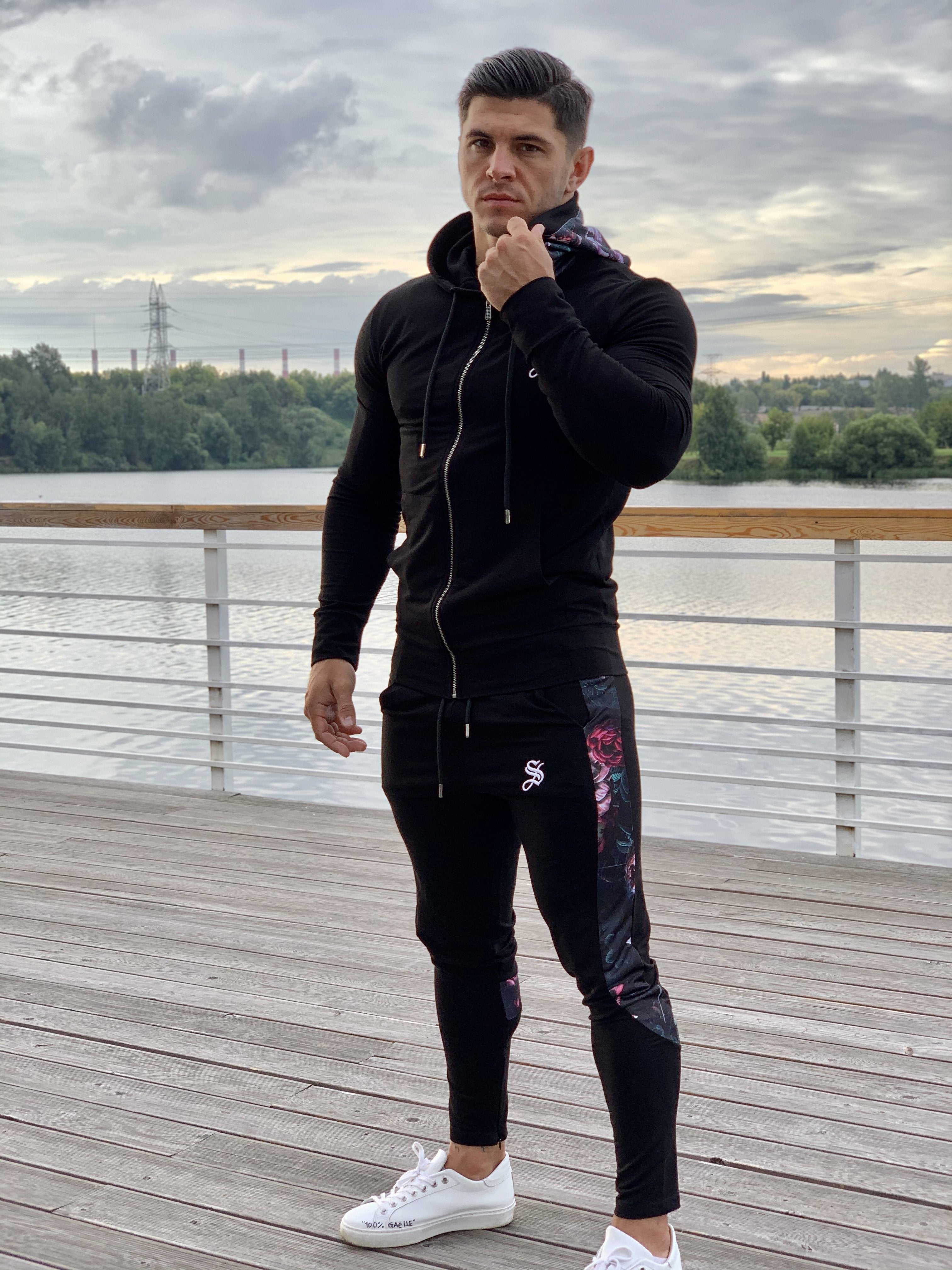 Irreproachable- Black Track Pant for Men (PRE-ORDER DISPATCH DATE 25 SEPTEMBER) - Sarman Fashion - Wholesale Clothing Fashion Brand for Men from Canada