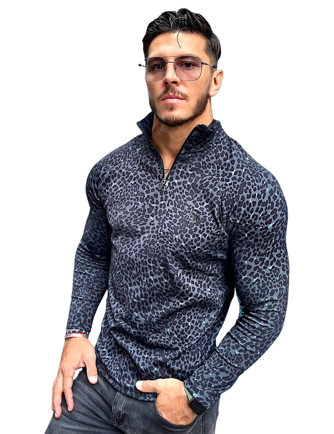 Jaguar - Long Sleeves Top for Men (PRE-ORDER DISPATCH DATE 25 DECEMBER 2021) - Sarman Fashion - Wholesale Clothing Fashion Brand for Men from Canada