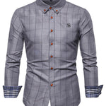 Jailo - Long Sleeves Shirt for Men - Sarman Fashion - Wholesale Clothing Fashion Brand for Men from Canada