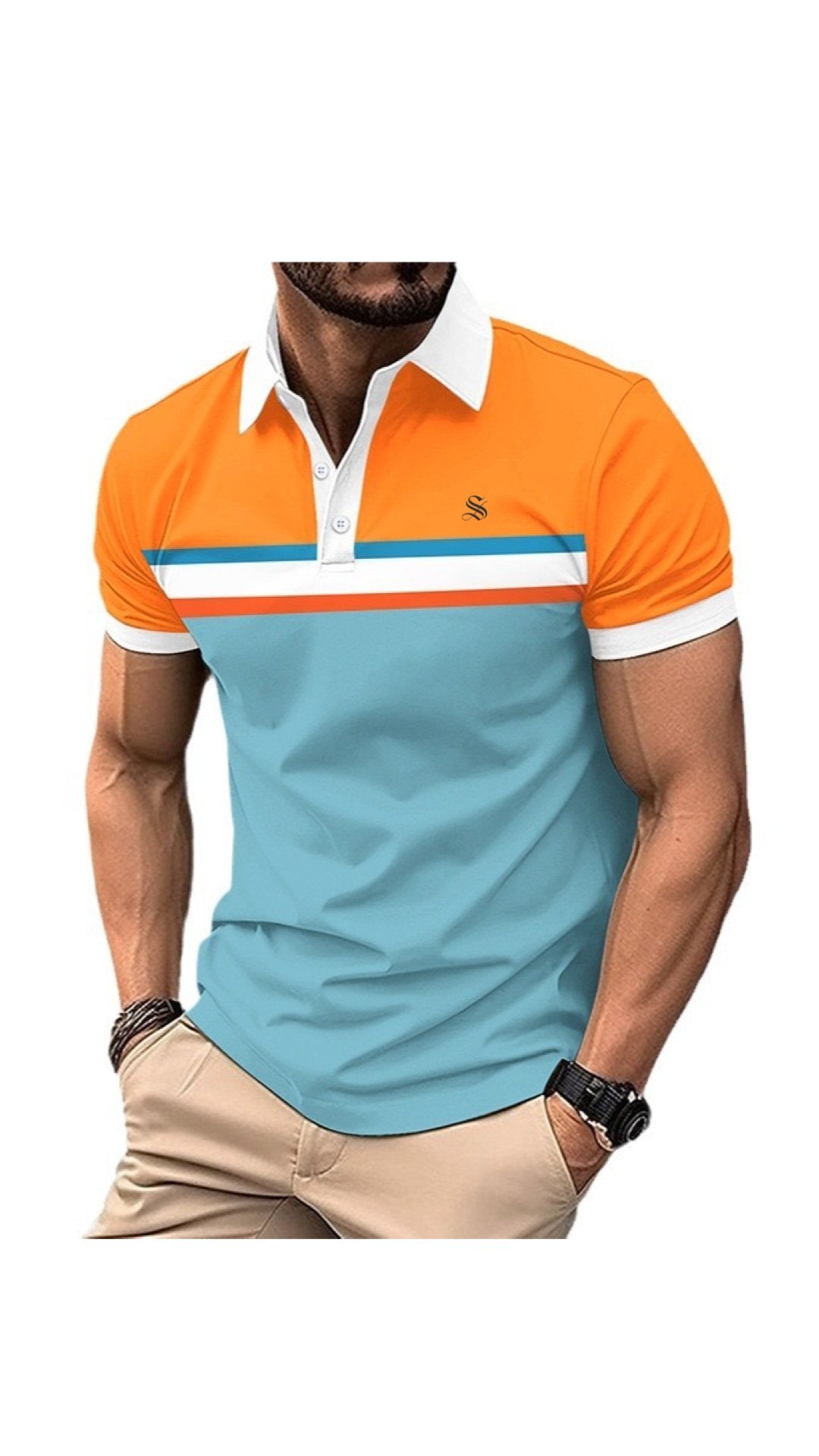 Jiznova - Polo Shirt for Men - Sarman Fashion - Wholesale Clothing Fashion Brand for Men from Canada