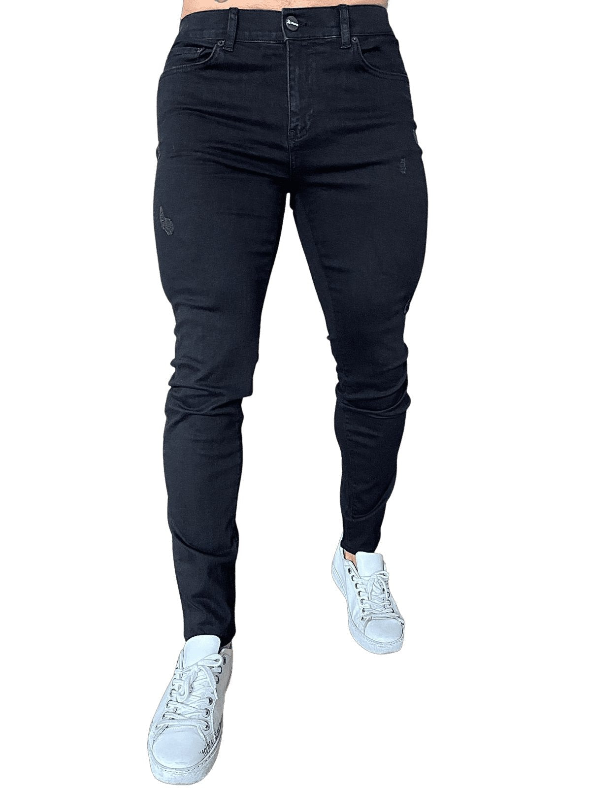 Kaluna - Black Slim-fit Jean’s For Men - Sarman Fashion - Wholesale Clothing Fashion Brand for Men from Canada