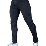 Kaluna - Black Slim-fit Jean’s For Men - Sarman Fashion - Wholesale Clothing Fashion Brand for Men from Canada