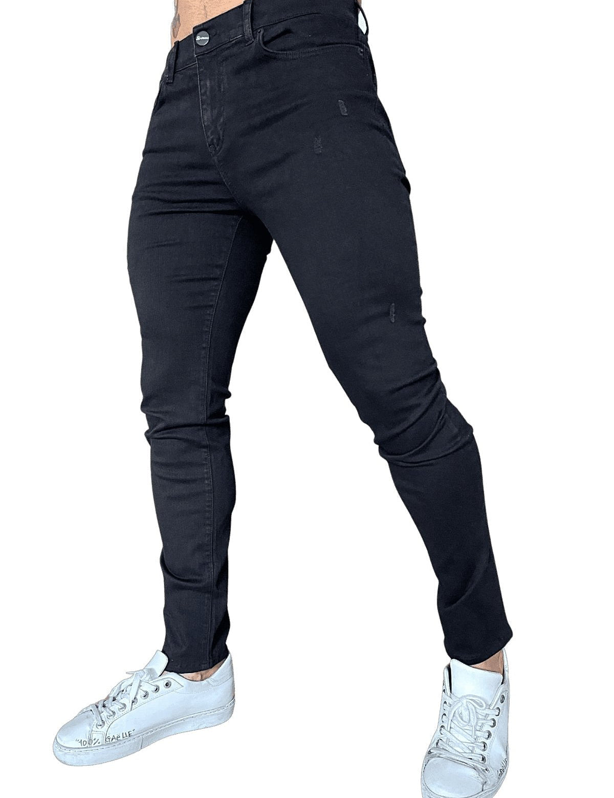 Kaluna - Black Slim-fit Jean’s For Men - Sarman Fashion - Wholesale Clothing Fashion Brand for Men from Canada