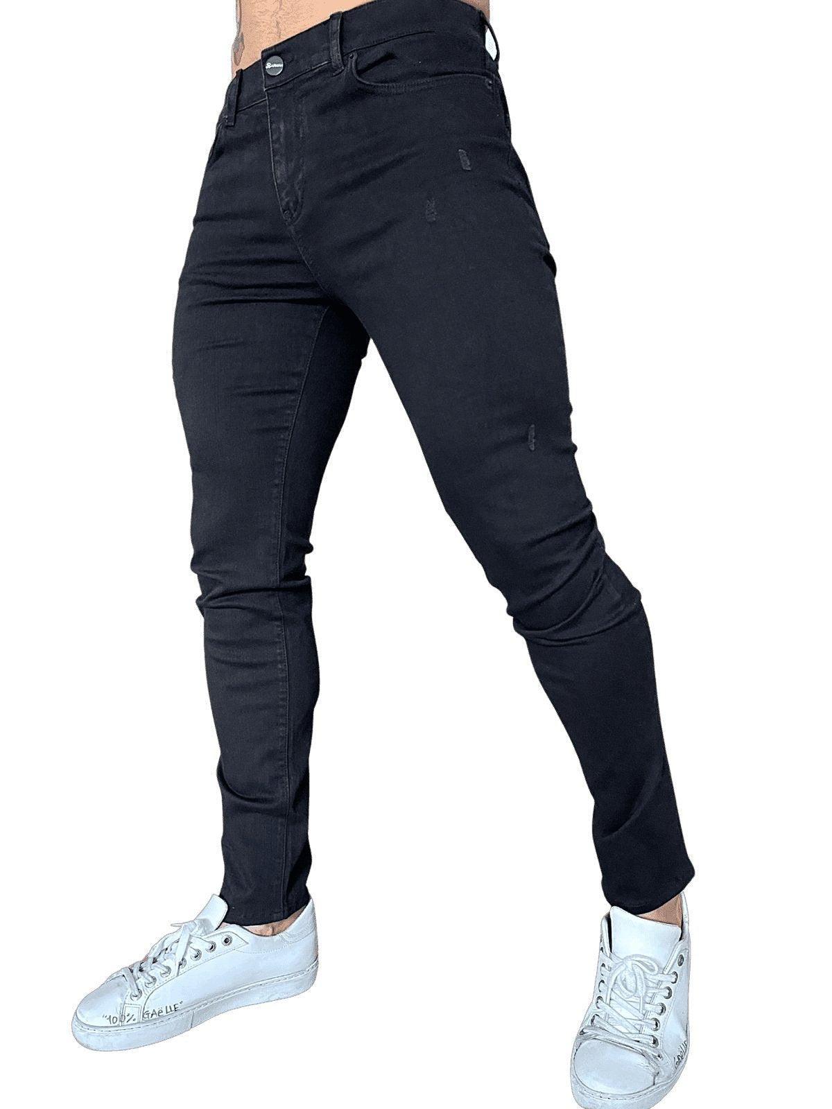 Kaluna - Black Slim-fit Jean’s For Men - Sarman Fashion - Wholesale Clothing Fashion Brand for Men from Canada