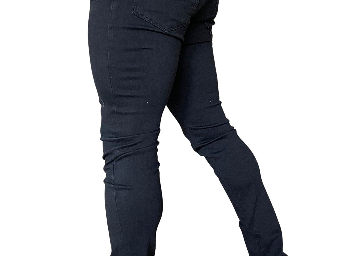 Kaluna - Black Slim-fit Jean’s For Men - Sarman Fashion - Wholesale Clothing Fashion Brand for Men from Canada
