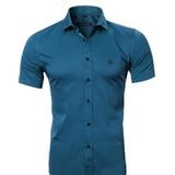 Kansas - Short Sleeves Shirt for Men - Sarman Fashion - Wholesale Clothing Fashion Brand for Men from Canada