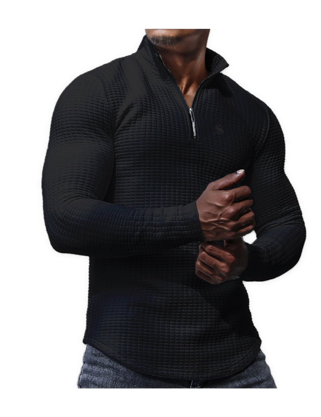 Kartochka - Long Sleeves Top for Men - Sarman Fashion - Wholesale Clothing Fashion Brand for Men from Canada