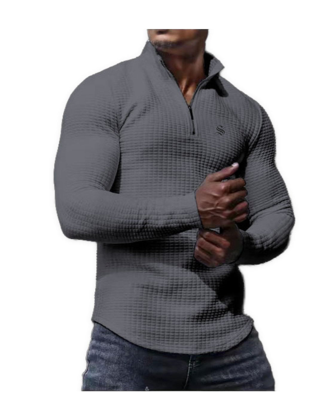 Kartochka - Long Sleeves Top for Men - Sarman Fashion - Wholesale Clothing Fashion Brand for Men from Canada