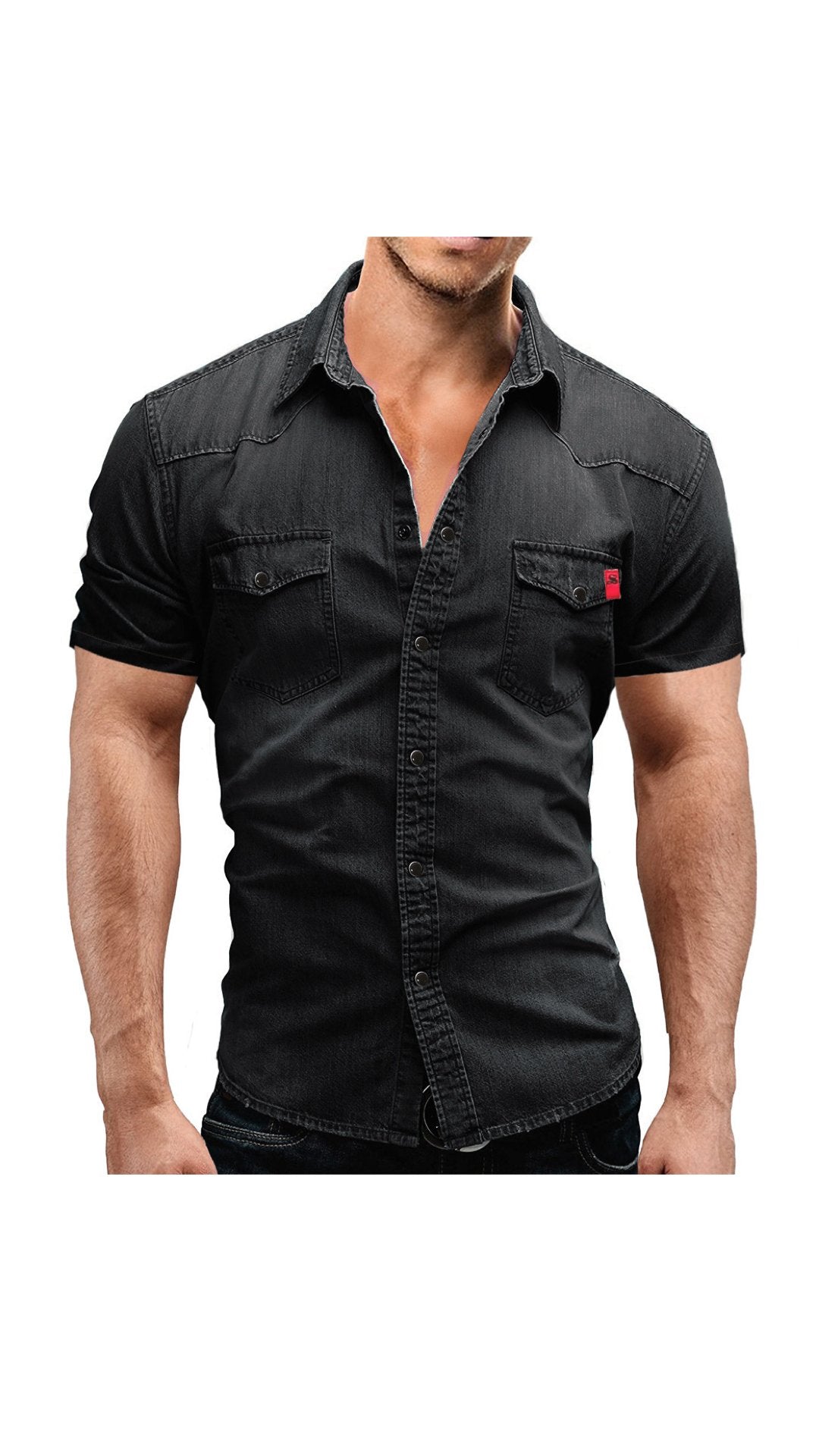 Karuza - Short Sleeves Shirt for Men - Sarman Fashion - Wholesale Clothing Fashion Brand for Men from Canada