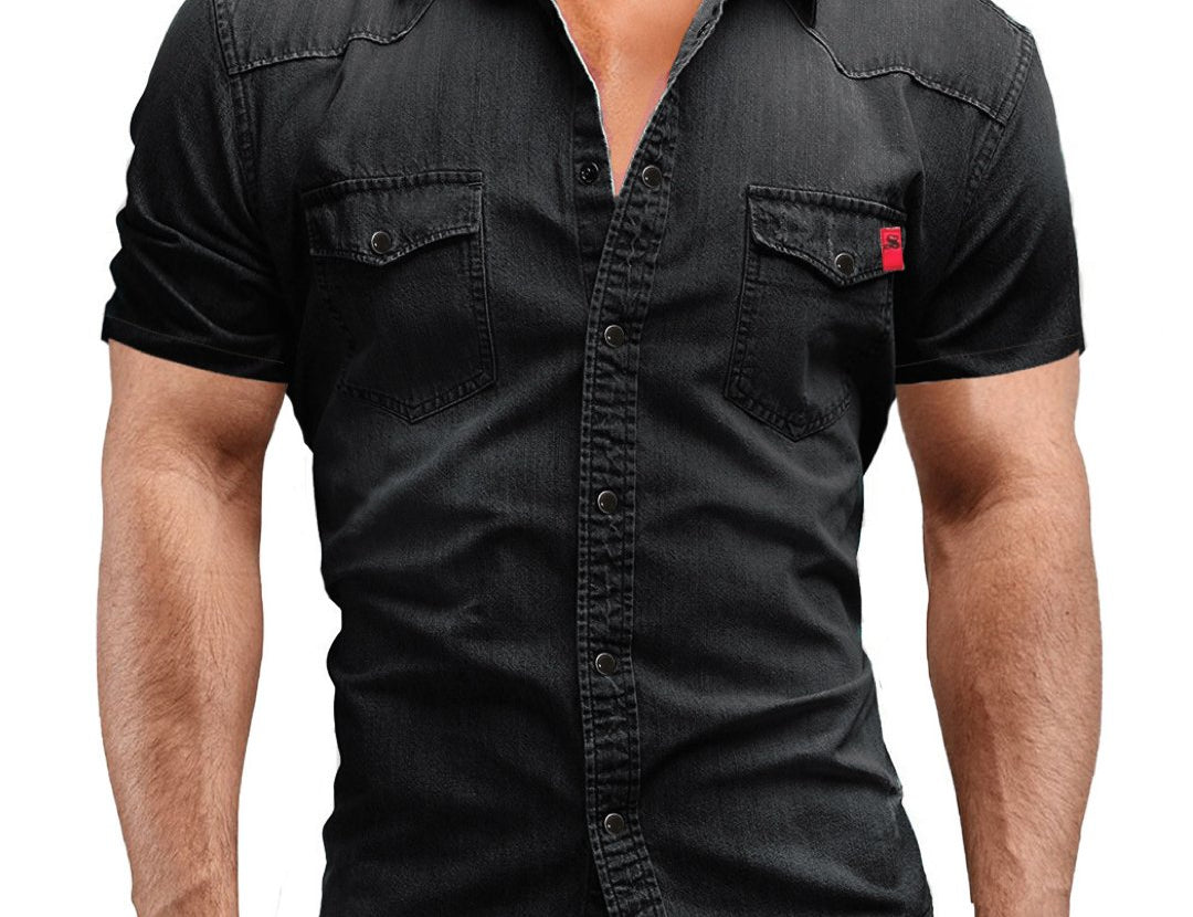 Karuza - Short Sleeves Shirt for Men - Sarman Fashion - Wholesale Clothing Fashion Brand for Men from Canada