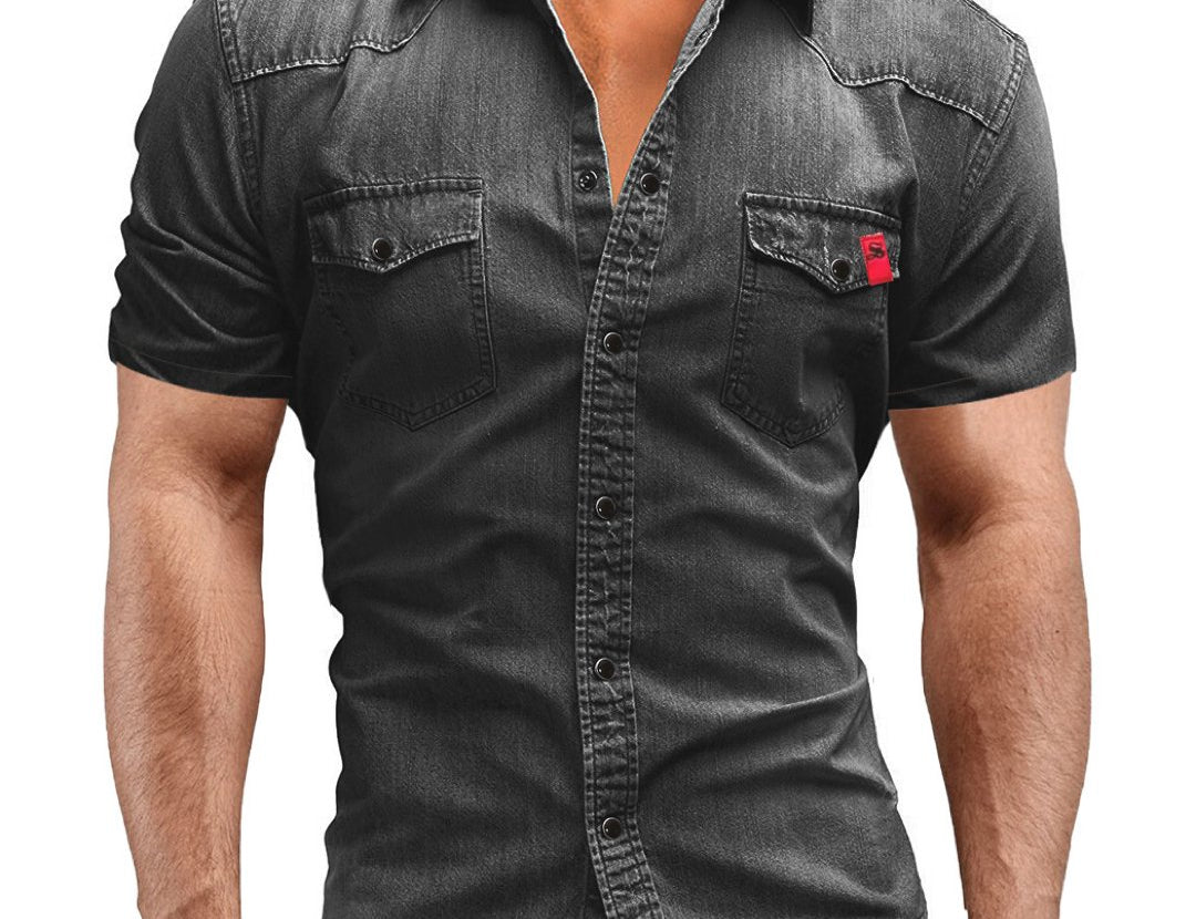 Karuza - Short Sleeves Shirt for Men - Sarman Fashion - Wholesale Clothing Fashion Brand for Men from Canada