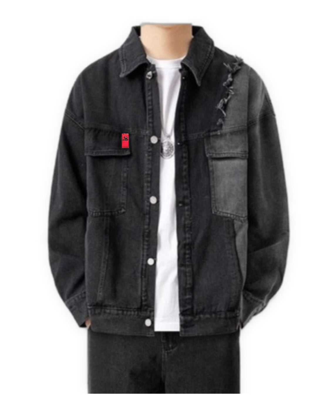 KDFF - Long Sleeve Jeans Jacket for Men - Sarman Fashion - Wholesale Clothing Fashion Brand for Men from Canada