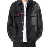 KDFF - Long Sleeve Jeans Jacket for Men - Sarman Fashion - Wholesale Clothing Fashion Brand for Men from Canada