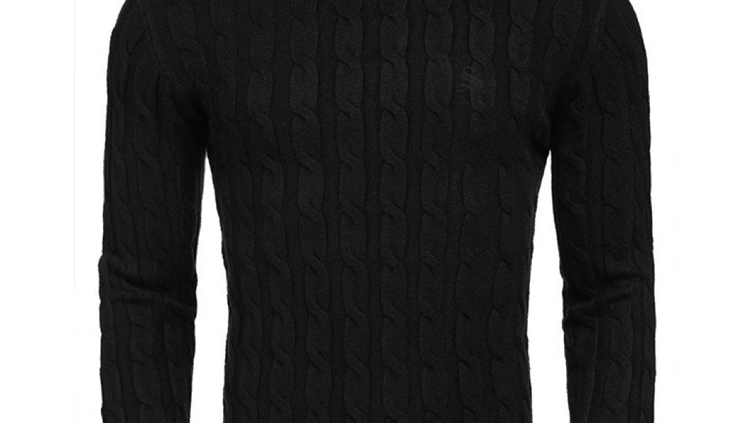 Kermes - High Neck Sweater for Men - Sarman Fashion - Wholesale Clothing Fashion Brand for Men from Canada
