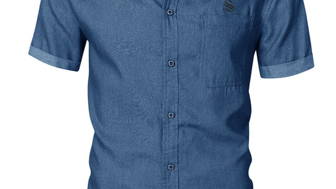 Kermes - Short Sleeves Shirt for Men - Sarman Fashion - Wholesale Clothing Fashion Brand for Men from Canada