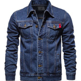 KHTY- Long Sleeve Jeans Jacket for Men - Sarman Fashion - Wholesale Clothing Fashion Brand for Men from Canada