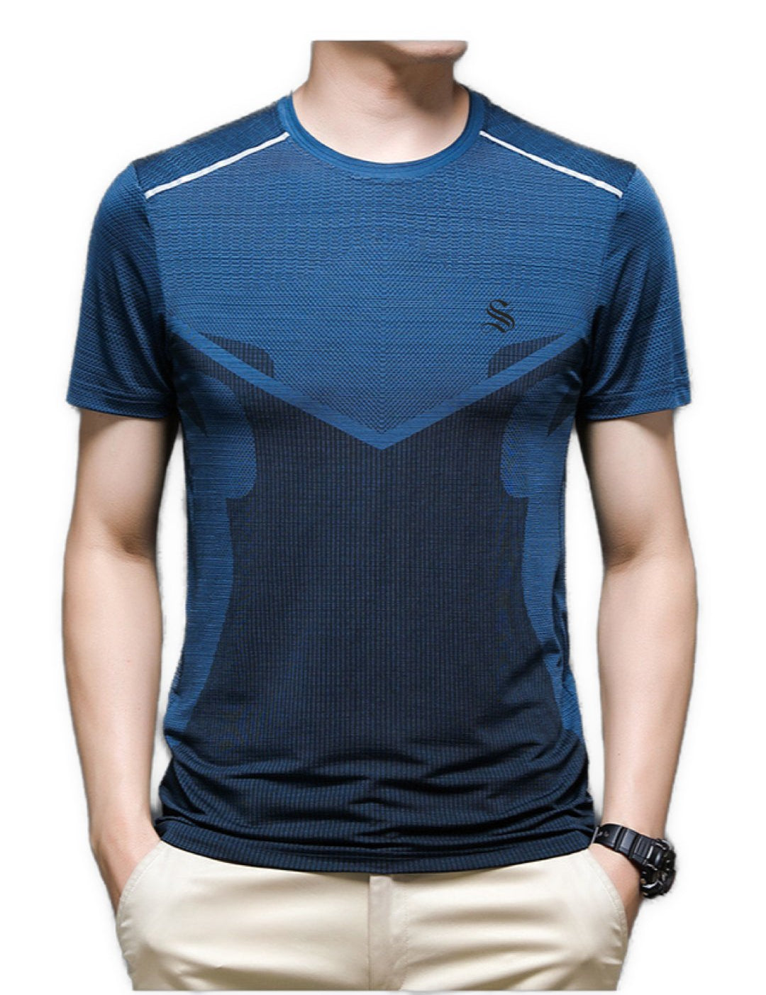 Kilometre - T-shirt for Men - Sarman Fashion - Wholesale Clothing Fashion Brand for Men from Canada