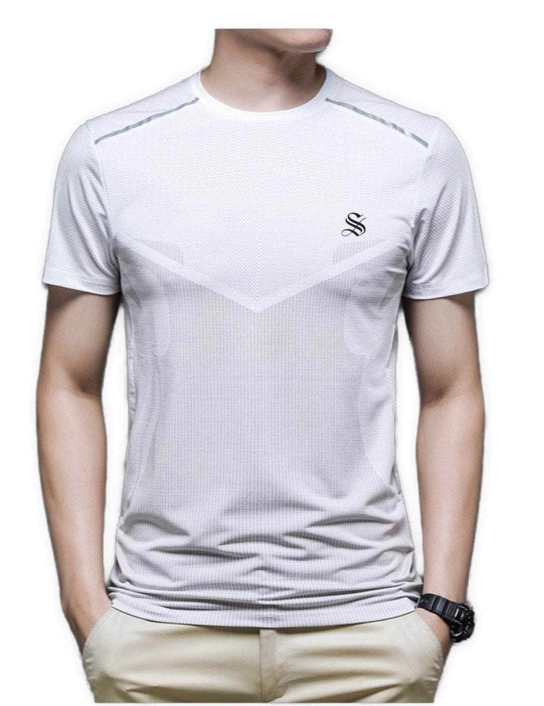 Kilometre - T-shirt for Men - Sarman Fashion - Wholesale Clothing Fashion Brand for Men from Canada
