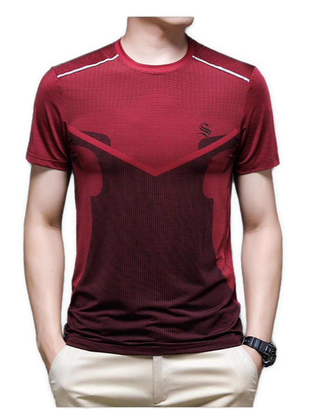 Kilometre - T-shirt for Men - Sarman Fashion - Wholesale Clothing Fashion Brand for Men from Canada