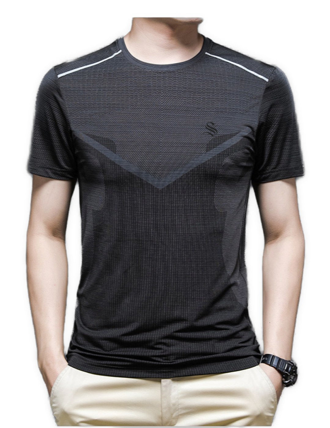 Kilometre - T-shirt for Men - Sarman Fashion - Wholesale Clothing Fashion Brand for Men from Canada