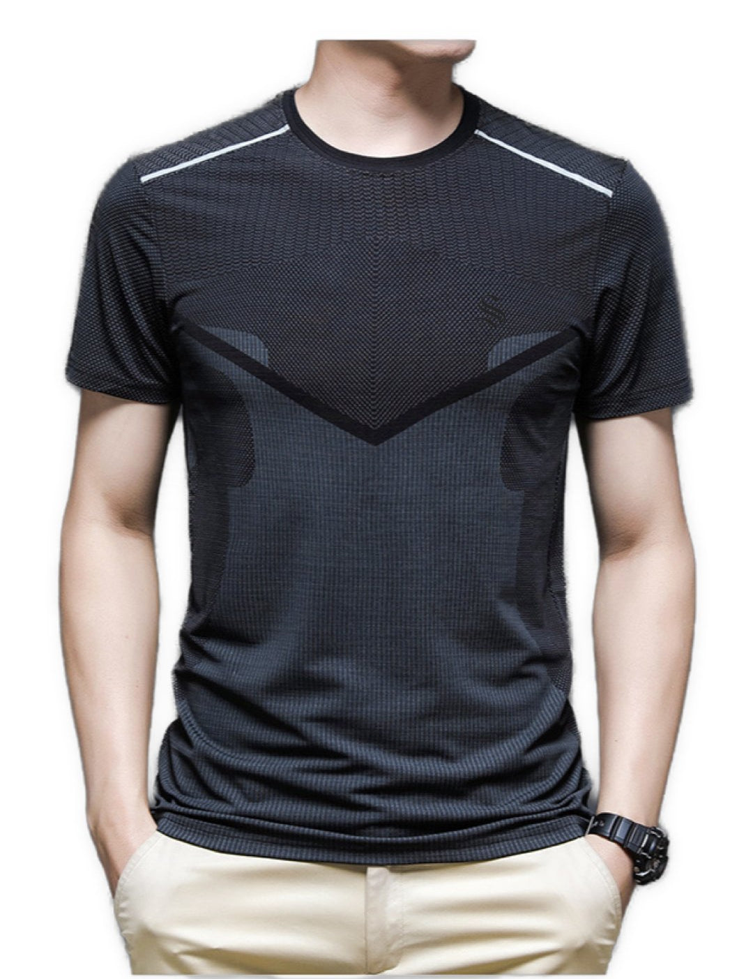 Kilometre - T-shirt for Men - Sarman Fashion - Wholesale Clothing Fashion Brand for Men from Canada