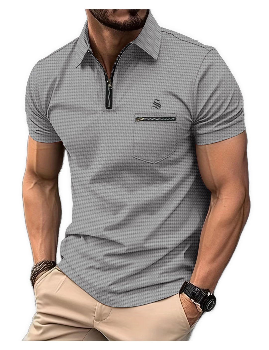 Kimono - Polo Shirt for Men - Sarman Fashion - Wholesale Clothing Fashion Brand for Men from Canada