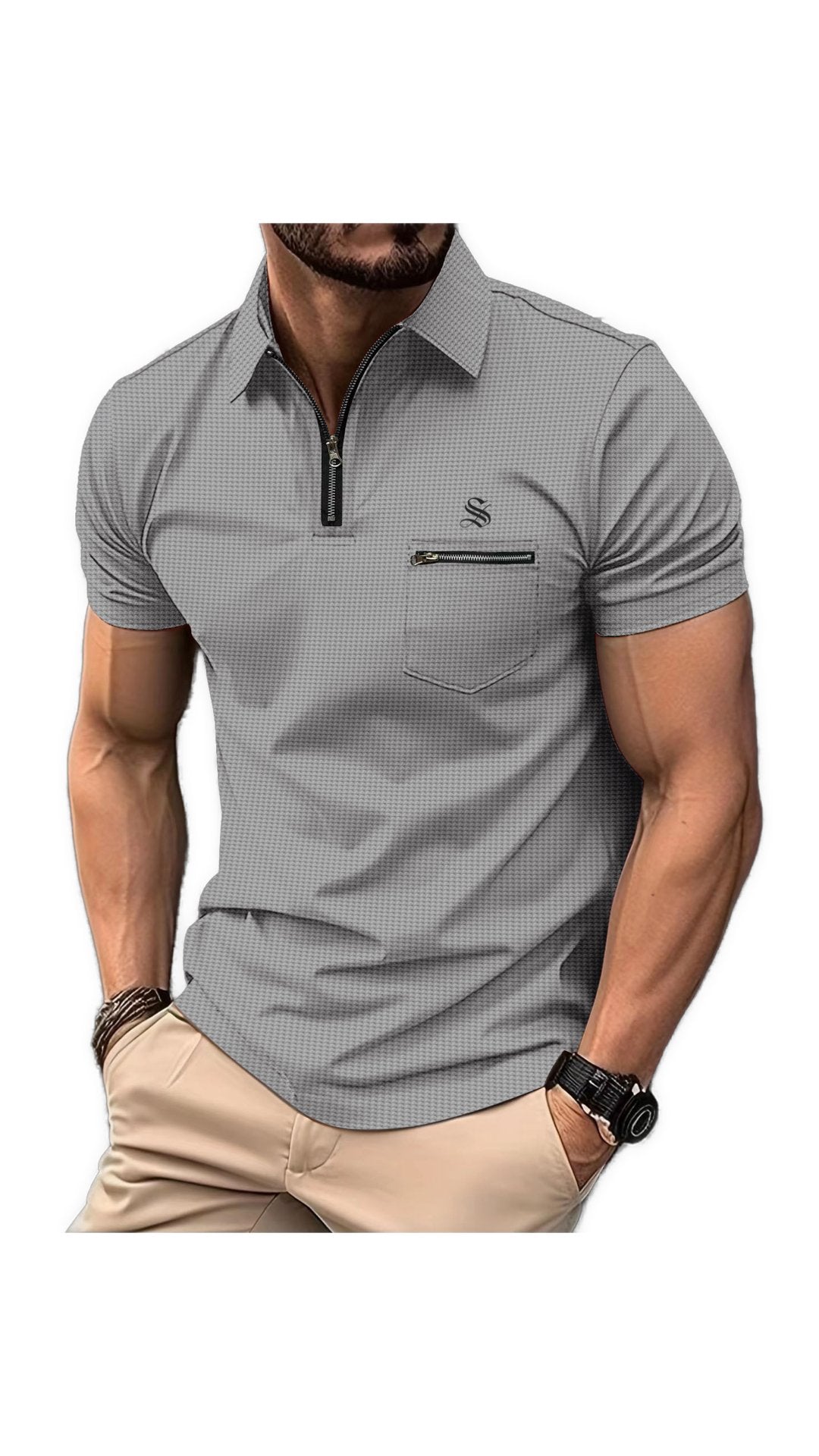 Kimono - Polo Shirt for Men - Sarman Fashion - Wholesale Clothing Fashion Brand for Men from Canada
