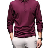 Kingurila - Long Sleeves Polo Shirt for Men - Sarman Fashion - Wholesale Clothing Fashion Brand for Men from Canada