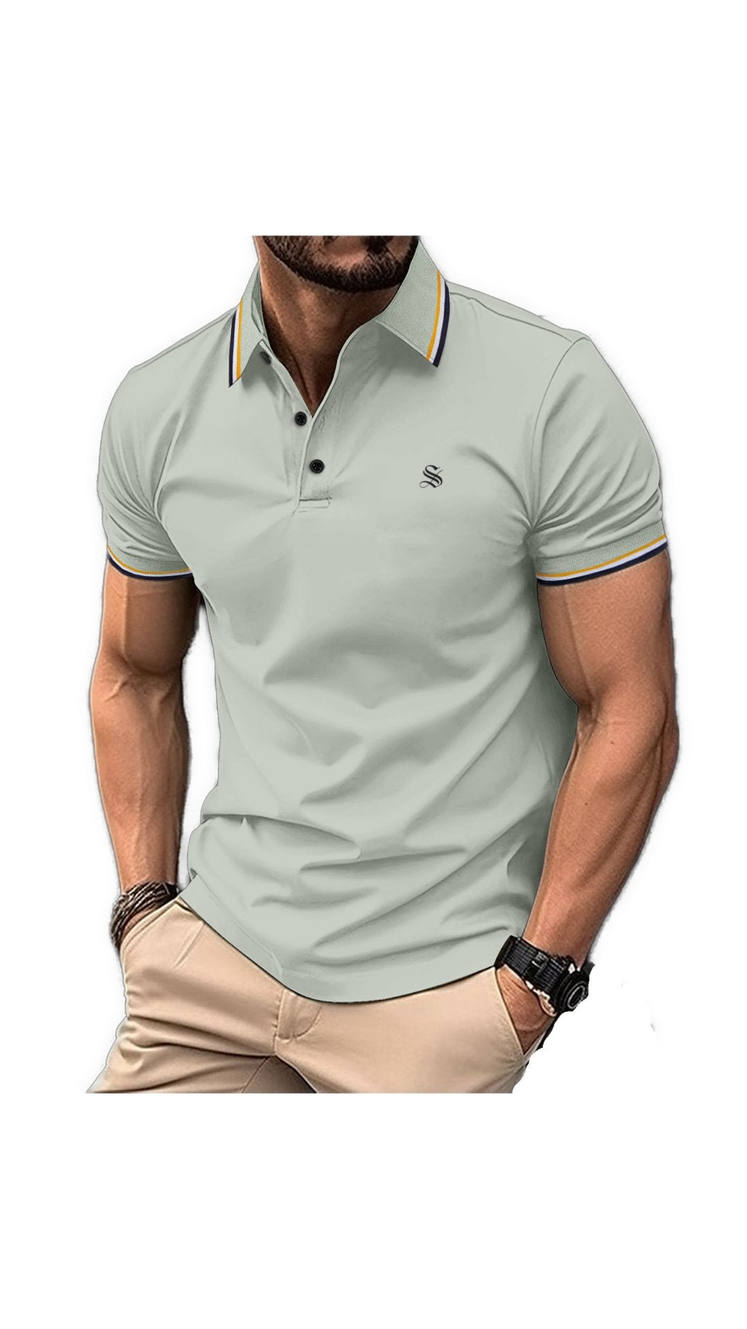 Kira - Polo Shirt for Men - Sarman Fashion - Wholesale Clothing Fashion Brand for Men from Canada