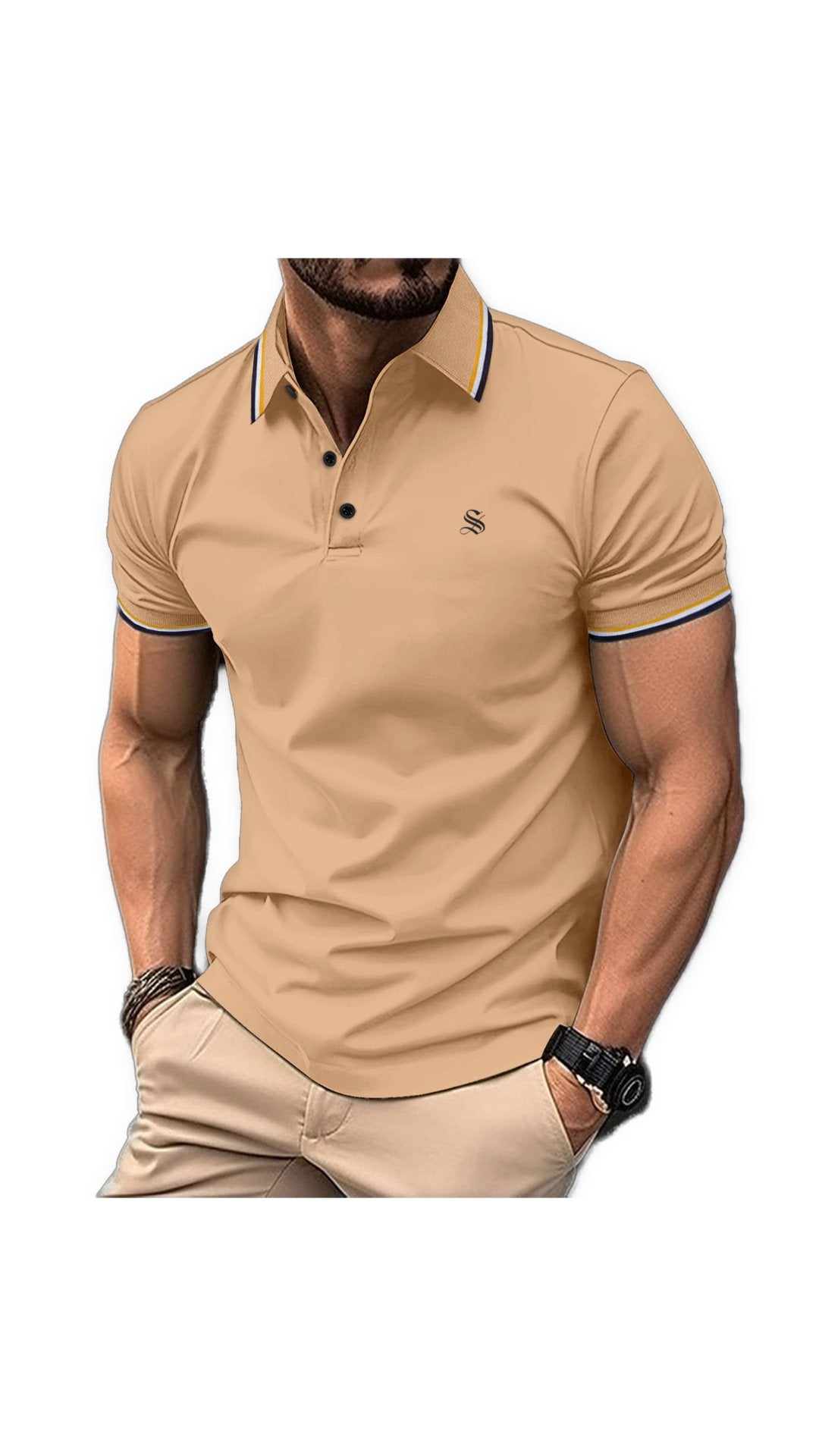 Kira - Polo Shirt for Men - Sarman Fashion - Wholesale Clothing Fashion Brand for Men from Canada