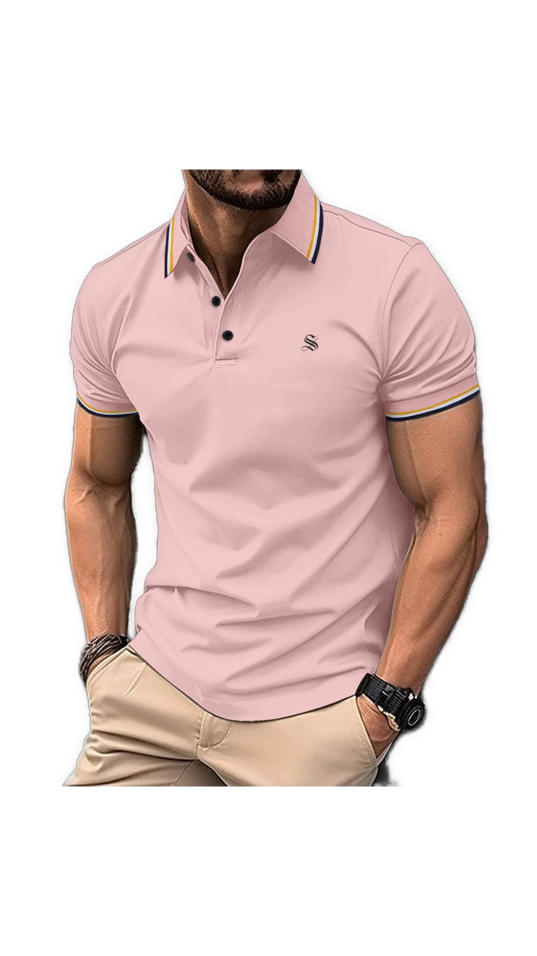 Kira - Polo Shirt for Men - Sarman Fashion - Wholesale Clothing Fashion Brand for Men from Canada