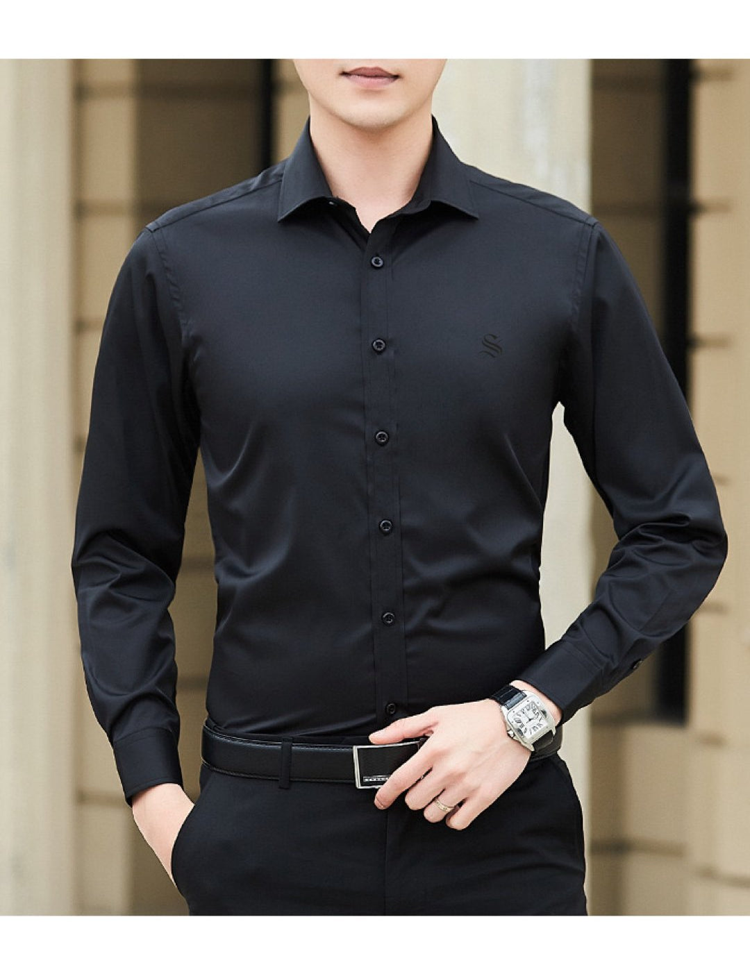 Kismodov - Long Sleeves Shirt for Men - Sarman Fashion - Wholesale Clothing Fashion Brand for Men from Canada