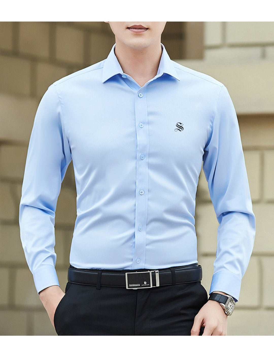 Kismodov - Long Sleeves Shirt for Men - Sarman Fashion - Wholesale Clothing Fashion Brand for Men from Canada